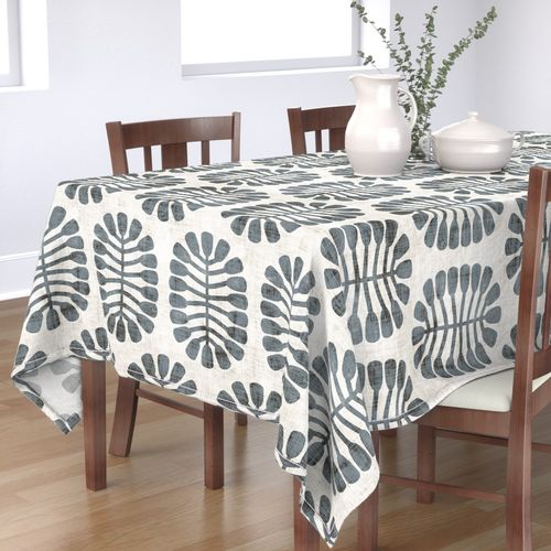 White Tablecloth 52 x 70-Inch by Ufriday Modern Waffle Check Tablecloths for Rectangle Tables