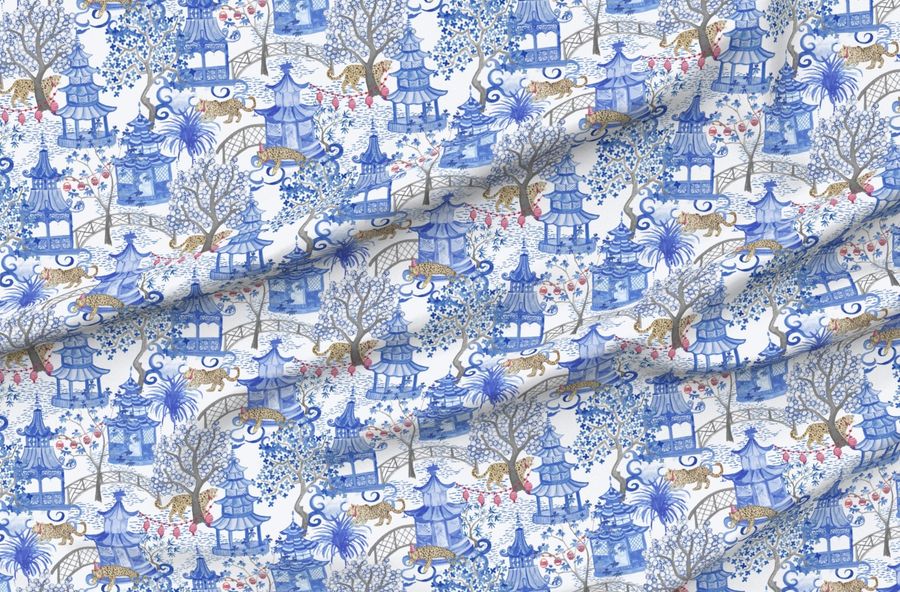 Party Leopards In The Pagoda Forest