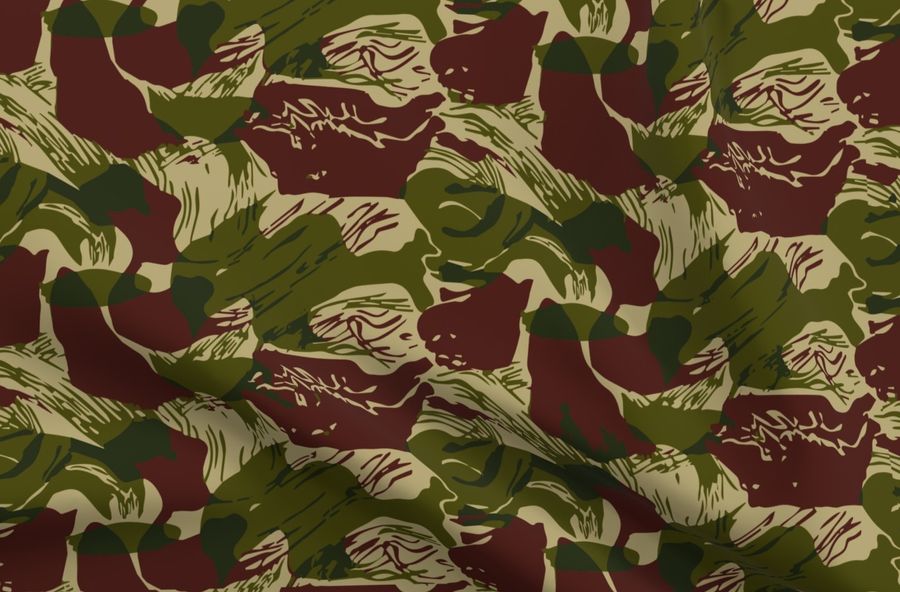 Rhodesian Camo Spoonflower