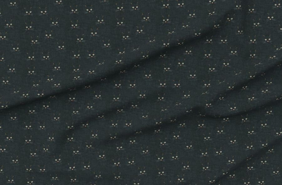 Noir Cat Face (Black) Med