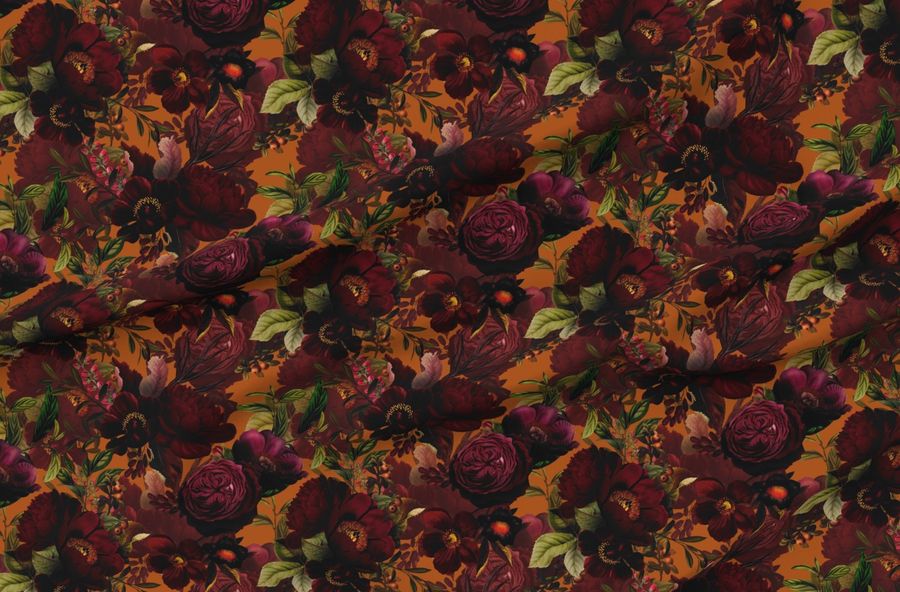 Grandmillennial Dramatic Glamour Heritage Gothic Dark Moody Florals 66