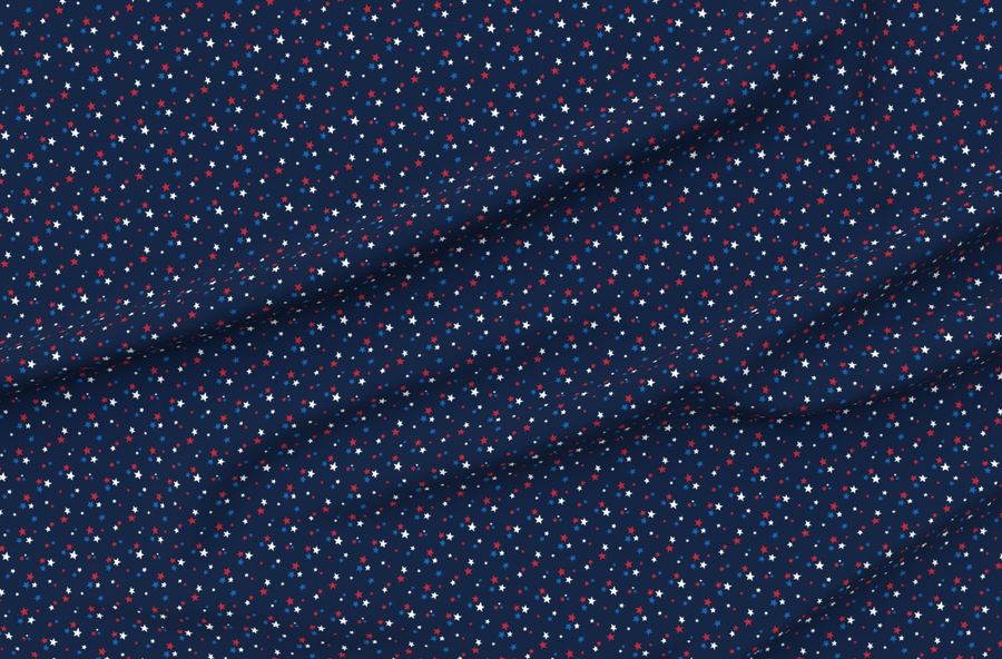 Stars Sm Red White And Royal On Navy Blue Independence Day Usa American