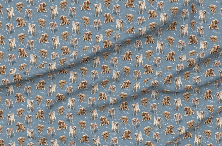 The Golden Retriever Blue Version