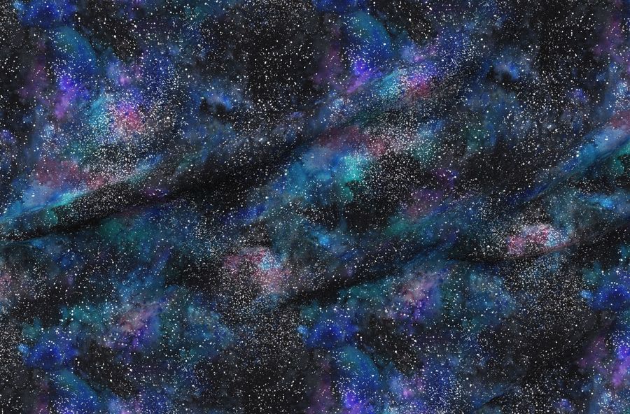 Galaxy Deep Space Seamless Thousands Of Stars Starry Night Sky