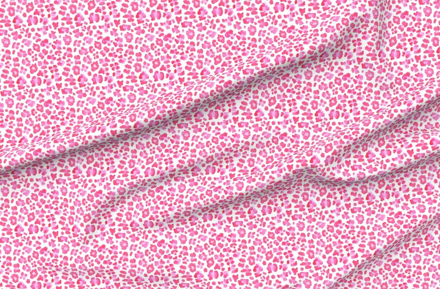 Leopard Print Pink And White