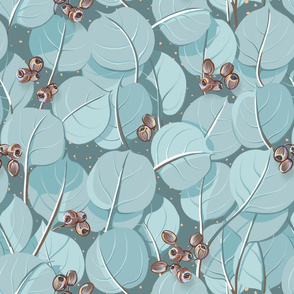 Eucalyptus Leaves | Soft Muted Teal Green