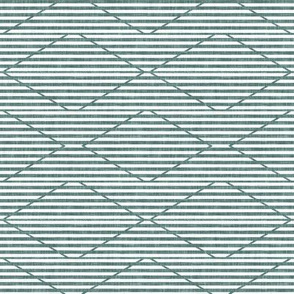 Summer stripes // Green linen stripes // Beach stripes