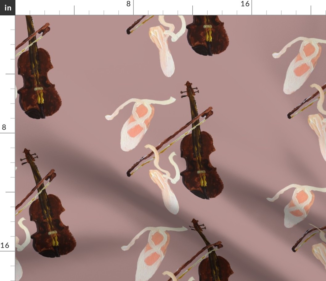 Ballerina pattern - Rose Gold