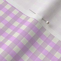 lilac gingham