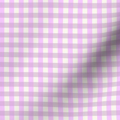 lilac gingham