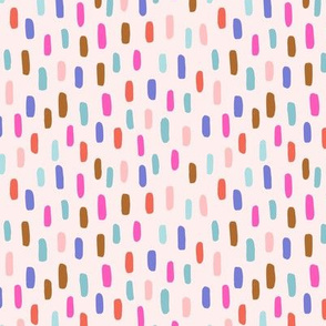 rainbow spots // candy pink