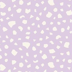 geo spots // soft purple