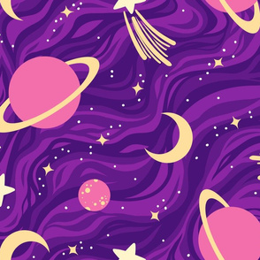  Cosmic Playground in Magenta