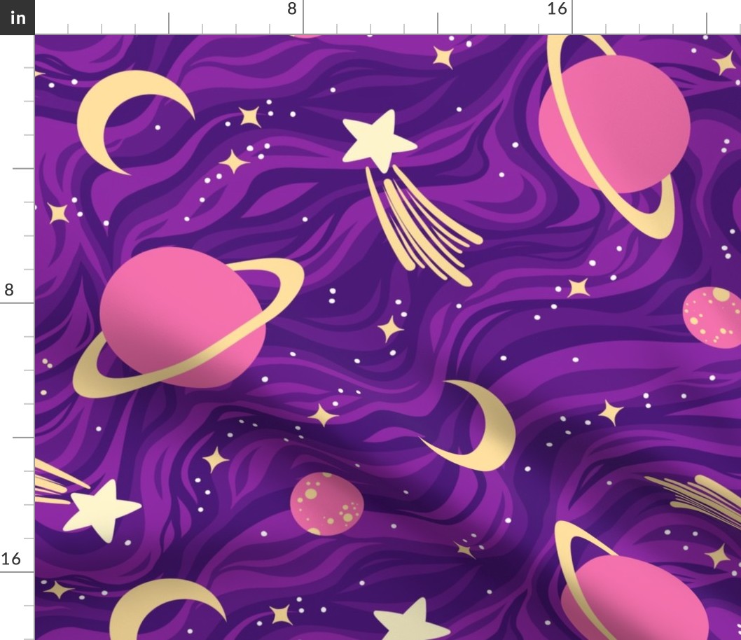  Cosmic Playground in Magenta