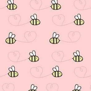 Bumblebee Love Flight / Blush Pink Small  