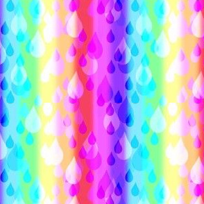 pastel raindrops