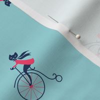 Kitties on Bicycles