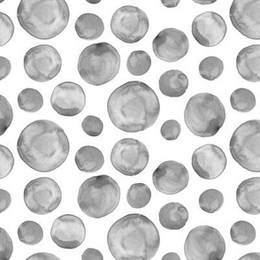 gray watercolor dots