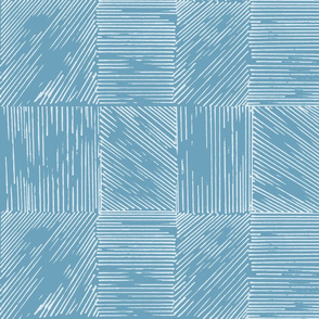 Uneven Grid - Blue