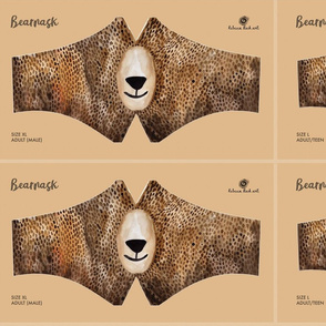 Bearmask in all sizes - XL-S- bear face mask