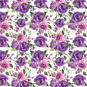 purple roses repeat