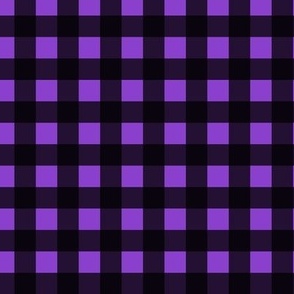 Purple Plaid | Gingham || geometric square grid