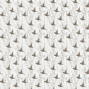 BKRD Hummingbirds - Brown White 2x2