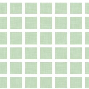 Green linen squares //linen plaid // summer stripes 