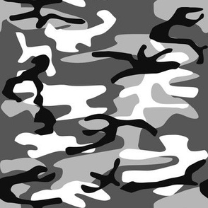 Black and White Camo Camouflage