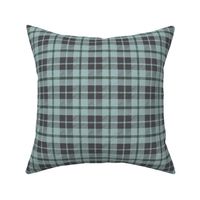 hand drawn plaid - charcoal and ponderosa pine