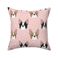 Boston Terriers - Light pink
