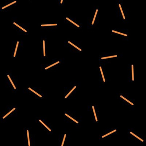 Donut Sprinkles Pattern | Halloween Orange Collection