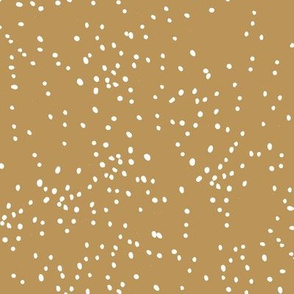Dots in (darker) mustard 