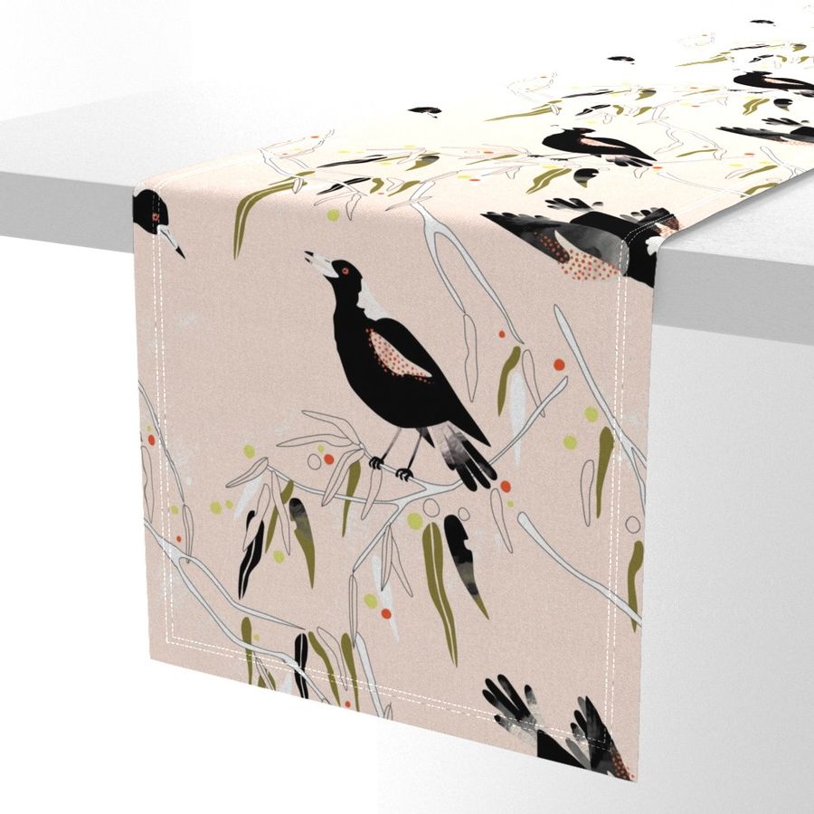 Magpie talk toile