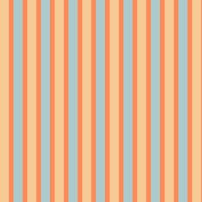 Sunrise Stripes (#2) - Narrow Ribbons of Dark Apricot with Malibu and Tequila Sunrise