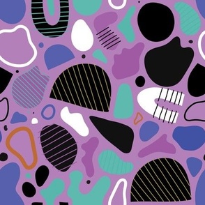 Jessee's Abstract Shapes #001 - Purple Dream