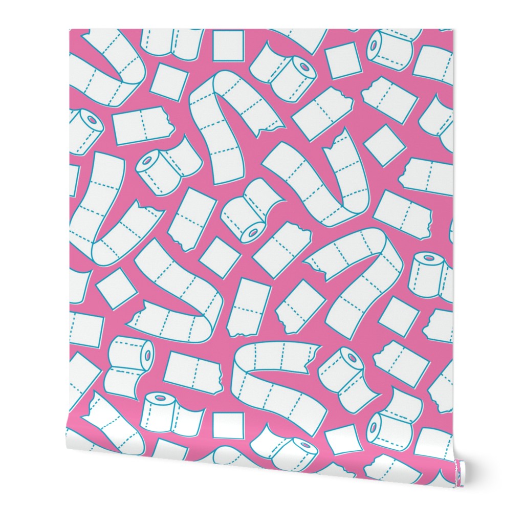 Toilet Paper Everywhere! - Vapor Pink