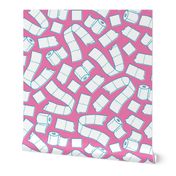 Toilet Paper Everywhere! - Vapor Pink