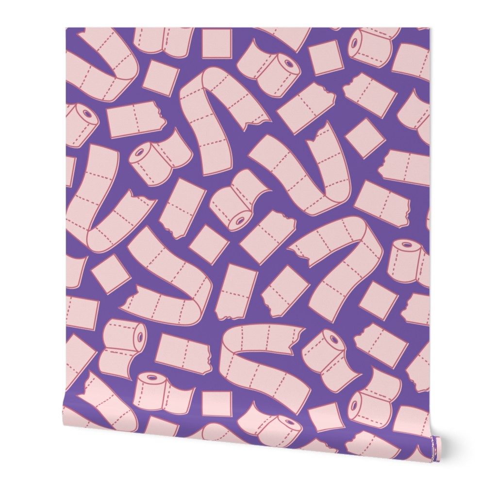 Toilet Paper Everywhere! - Vapor Pink & Purple