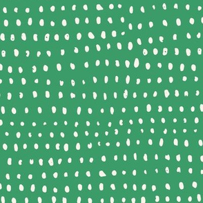 dots on bright green