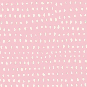 dots on soft pink