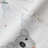 Bear Balloons - white - BIG