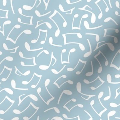 Music Notes Light Blue