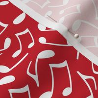 Music Notes Red