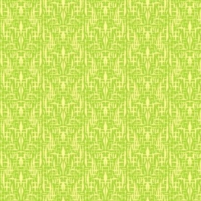 Sketchy Textures of Sunbeam Yellow on Zingy Lime