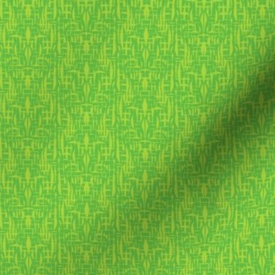 SketchyTexture of Zingy Lime Green on Bean Green