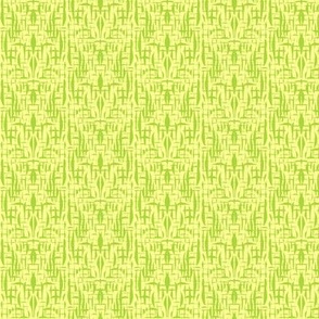 Sketchy Textures of Zingy Lime Green on Sunbeam Yellow