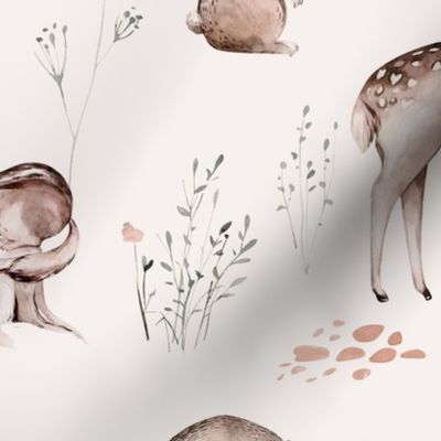 Scandinavian woodland animal collection 2