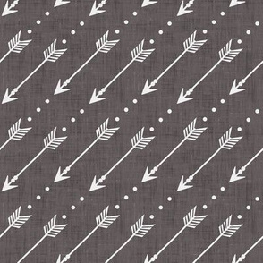 Diagonal Arrows Woven Look Dark Gray