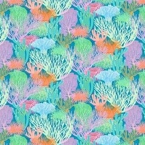 Pastel Coral Reef Tiny Scale